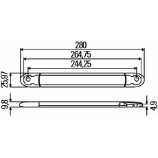 Miniature FEU STOP ADDITIONNEL A LEDS EXTRA-PLAT A VISSER - HELLA N° 1