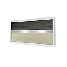 Miniature CADRE INTERIEUR AVEC STORE OCCULTANT & MOUSTIQUAIRE - 850 X 450 - MASIS N° 1
