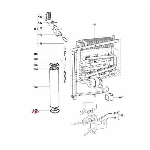 COUVERCLE INFERIEUR - DOMETIC