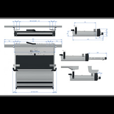 Miniature Marchepied Slide-Out Step V19 12V Ducato euro 6 - 400 mm- THULE N° 1