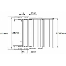 Miniature MARCHEPIED ÉLECTRIQUE DOUBLE 12V - 500MM - THULE N° 2