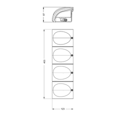 Miniature Catadioptre modulaire R 810 - JOKON N° 1