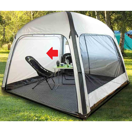 Coté plein Tonnelle gonflable Linosa 300 Air 3 x 3 Metres - REIMO TENT TECHNOLOGY