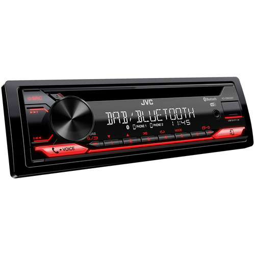 Autoradio CD/USB 1DIN, Entrée USB & AUX en façade. KD-DB622BT - JVC