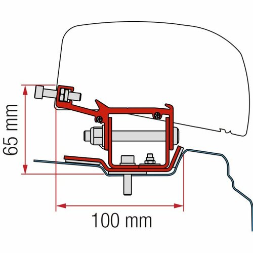 Adaptateur F40van RENAULT Trafic > 2014 - FIAMMA