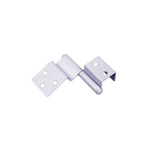 CHARNIERE DE PORTE DEGONDABLE - GRIS CLAIR - GAUCHE X2 - REIMO