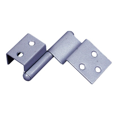CHARNIERE DE PORTE DEGONDABLE - GRIS CLAIR - DROIT X2 