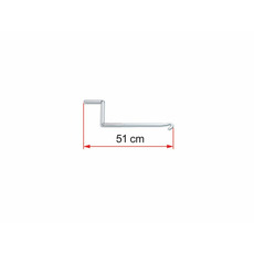 Miniature Manivelle courte de 51cm pour stores - FIAMMA N° 1 Miniature Manivelle courte de 51cm pour stores - FIAMMA N° 1