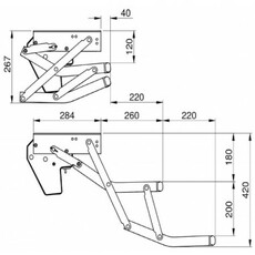 Miniature Marchepied électrique Omni-Step 12V largeur de marche 550 mm - THULE N° 2