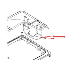 Miniature Poignée Pour HEKI 1 RAL 7035 (Gris Clair) -DOMETIC N° 2