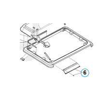 Miniature Rail charnière HEKI 1 DOMETIC N° 0 Miniature Rail charnière HEKI 1 DOMETIC N° 0