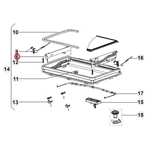 HABILLAGE BLANC POUR MIDI HEKI A MANIVELLE DOMETIC