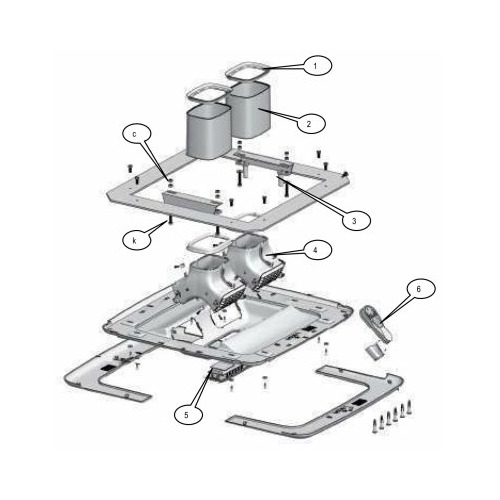 Paire diffuseur d'air blanc Holiday II EBERSPACHER