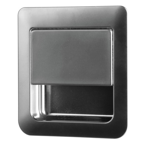 Serrure de porte 55x59mm chrome mat épaisseur de porte 12-18mm