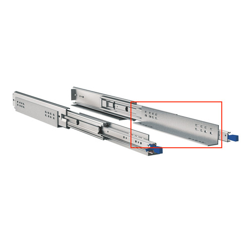 Fixation pour extension complète, longueur 711 mm, 2x angle en L, capacité de charge de 300 kg