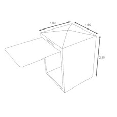 Miniature TENTE ARRIERE DOUBLE PORTE- VW T5 T6 - VANCABIN N° 5