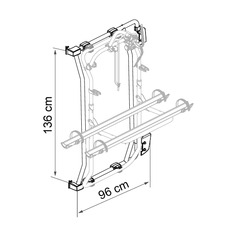 Miniature KIT CARRY BIKE FRAME DUCATO 06 - FIAMMA N° 1 Miniature KIT CARRY BIKE FRAME DUCATO 06 - FIAMMA N° 1