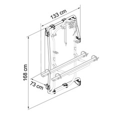 Miniature KIT CARRY BIKE FRAME CRAFTER A PARTIR DE 2017 - FIAMMA N° 1