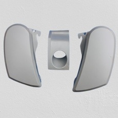 Miniature Embouts 6200 gauche + droite - Anodisé - THULE N° 0 Miniature Embouts 6200 gauche + droite - Anodisé - THULE N° 0