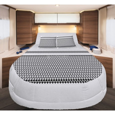 Prêt à dormir 100% coton Etnik 130 x 190 cm pan coupé droit - INCASA