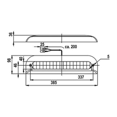 Miniature Feu stop supplémentaire ZHBL 03 380X100X45 MM - JOKON N° 1