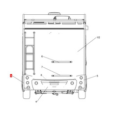 Miniature ANGLE DE PARE CHOC ARRIERE GAUCHE CHAUSSON CHALLENGER 2013/2016 N° 1
