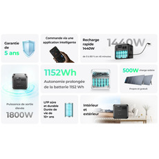 Miniature Bluetti AC180P - Batterie Nomade 1800W / 1440Wh - BLUETTI N° 4 Miniature Bluetti AC180P - Batterie Nomade 1800W / 1440Wh - BLUETTI N° 4