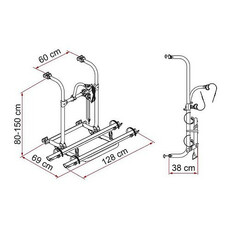 Miniature Porte-vélos CARRY BIKE Pro E-BIKE pour camping-cars -restylage 2023 - FIAMMA N° 4 Miniature Porte-vélos CARRY BIKE Pro E-BIKE pour camping-cars -restylage 2023 - FIAMMA N° 4