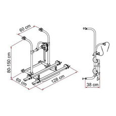 Miniature Porte-vélos CARRY BIKE Pro E-BIKE pour camping-cars -restylage 2023 - FIAMMA N° 4