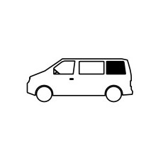 Miniature Baie coulissante arrière gauche pour VW CADDY MAXI > 2021/ FORD TOURNEO CONNECT LONG > 2022 - CARBEST N° 2 Miniature Baie coulissante arrière gauche pour VW CADDY MAXI > 2021/ FORD TOURNEO CONNECT LONG > 2022 - CARBEST N° 2
