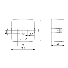 Miniature Feu bbsk 205 gauche ou droit - JOKON N° 1