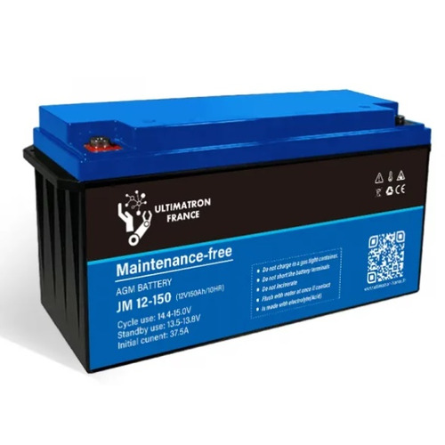 BATTERIE 150AH 12V AGM DÉCHARGE LENTE - ULTIMATRON - ULTIMATRONFRANCE