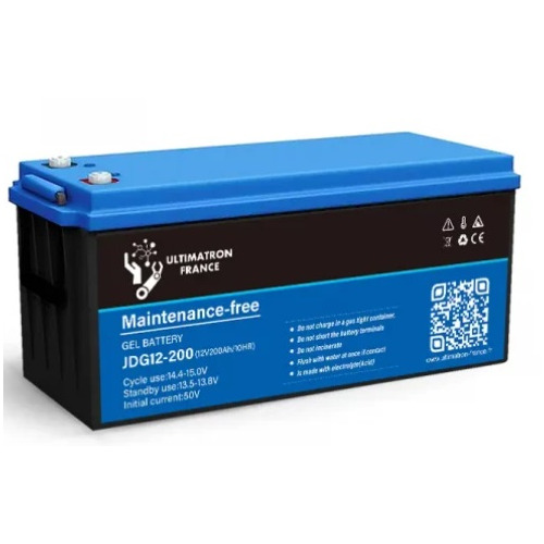 BATTERIE 200AH 12V GEL DÉCHARGE LENTE - ULTIMATRON - ULTIMATRONFRANCE