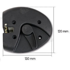 Miniature SERRURE COMPLETE NOIRE 1090 - FAP N° 2 Miniature SERRURE COMPLETE NOIRE 1090 - FAP N° 2