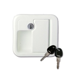 Miniature POIGNEE EXTERNE 1059 BLANCHE + CLES - FAP N° 0 Miniature POIGNEE EXTERNE 1059 BLANCHE + CLES - FAP N° 0