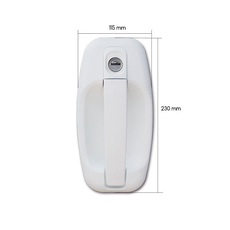 Miniature SERRURE COMPLETE 1115 BLANCHE - FAP N° 1 Miniature SERRURE COMPLETE 1115 BLANCHE - FAP N° 1