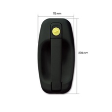 Miniature POIGNEE EXTERNE 1115 NOIRE - FAP N° 1 Miniature POIGNEE EXTERNE 1115 NOIRE - FAP N° 1