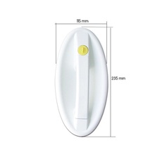 Miniature POIGNEE EXTERNE 1095 BLANCHE - FAP N° 1 Miniature POIGNEE EXTERNE 1095 BLANCHE - FAP N° 1