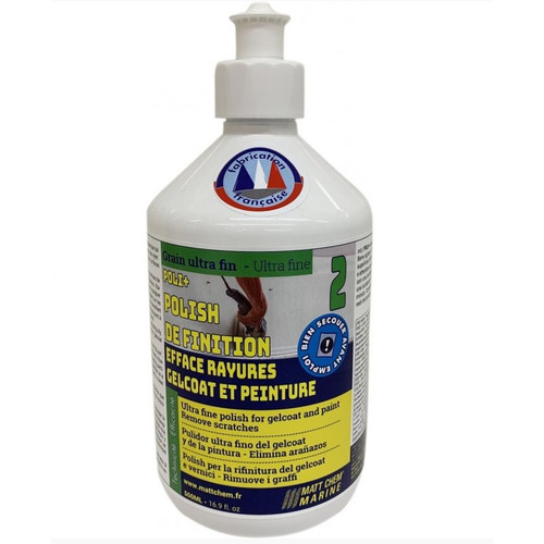 Polish de finition polyester 500ML MATT CHEM