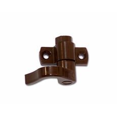 Miniature SERRURE PUSH-LOCK MARRON AVEC CROCHETS N° 1