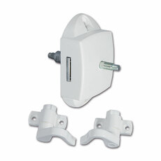Miniature SERRURE PUSH-LOCK BLANCHE AVEC ENCOCHES ET CROCHETS D+G N° 0 Miniature SERRURE PUSH-LOCK BLANCHE AVEC ENCOCHES ET CROCHETS D+G N° 0