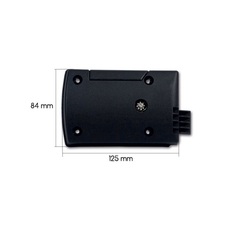 Miniature Serrure Kubus noire 24/35 mm avec clés - Zadi N° 2