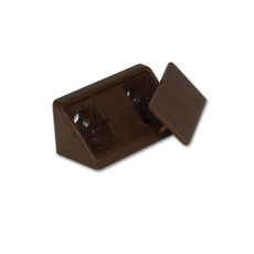 Miniature Equerre pour meuble 4 trous à couvercle amovible N° 0 Miniature Equerre pour meuble 4 trous à couvercle amovible N° 0