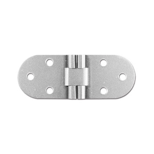 Charnière chromée extra plate pour coffre 3x8 avec blocage