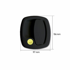Miniature POIGNEE EXTERNE NEW SYSTEM NOIRE - FAP N° 1 Miniature POIGNEE EXTERNE NEW SYSTEM NOIRE - FAP N° 1