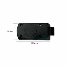 Miniature SERRURE COMPLETE 1070 NOIRE + CLES - FAP N° 2 Miniature SERRURE COMPLETE 1070 NOIRE + CLES - FAP N° 2
