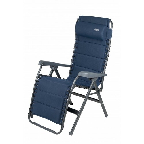 CHAISE RELAX AIR DELUXE AVEC REPOSE TETE - BLEU