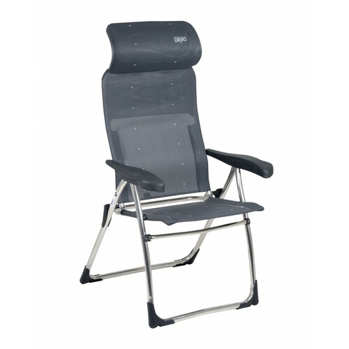 FAUTEUIL CLASSIC ERGONOMIC AVEC APPUI TETE - GRIS