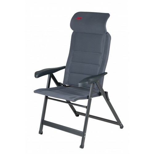 FAUTEUIL AIR DELUXE AVEC APPUI TETE - GRIS - CRESPO