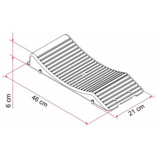 Miniature WHEEL SAVER cales de stationnement vendu par paire - FIAMMA N° 2